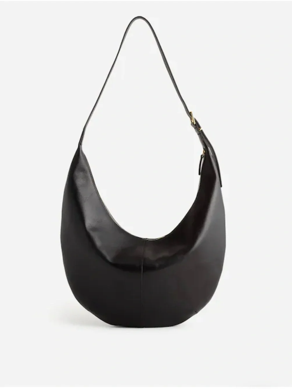Madewell - The Essential Curve Black Leather Shoulder Bag (Rare)